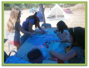 Preparamos teatro en el campamento