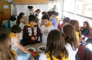 Mural solidario en FundHos