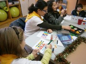 Haciendo la tarjeta gigante