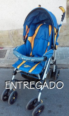 CArro pleglable azul amarillo Entregado