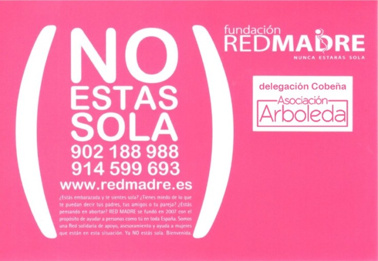 No estás sola - REDMADRE delegación Cobeña