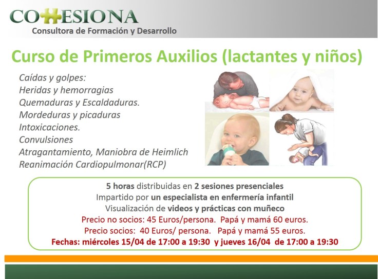 PresentaciónCursoPrimerosAuxiliosAbril2015
