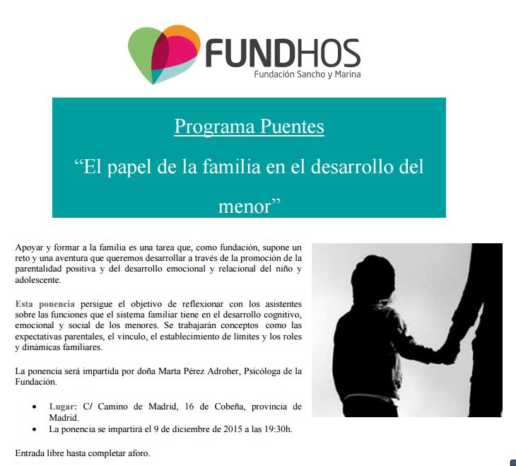 FundHos_2015_PONENCIA_EL_PAPEL_DE_LA_FAMILIA_EN_EL_DESARROLLO_DEL_MENOR